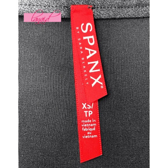 Spanx Faux Leather Flouncy Skirt Very Black Skater Shiny Edgy A-Line Circle Mini - Picture 10 of 12